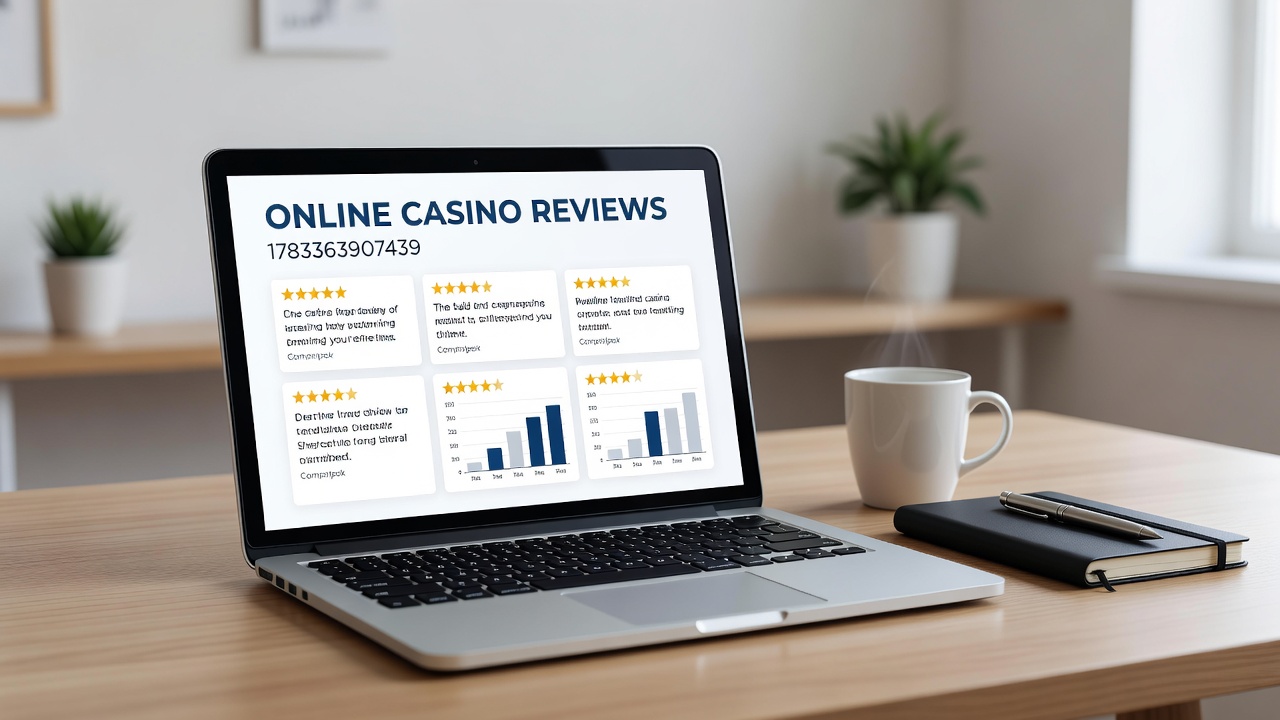 Detailed breakdown of bonus terms and security features during an online casino review