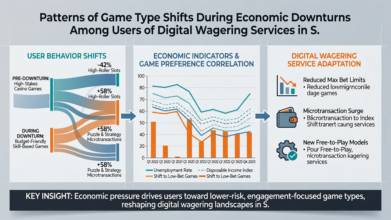 Chart illustrating game category distribution changes across Oceanic digital platforms during economic periods